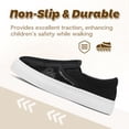 thumbnail image 3 of Kids Canvas Slip On Shoes Sparkle Sequins Canvas Sneakers Sparkly Flat Loafers Casual Walking Shoes Glitter Comfortable Tennis Shoes for Boys Girls, 3 of 6