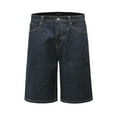 thumbnail image 5 of Victorious Men's Baggy Fit Raw Denim Shorts DS2098 -Indigo -42, 5 of 6