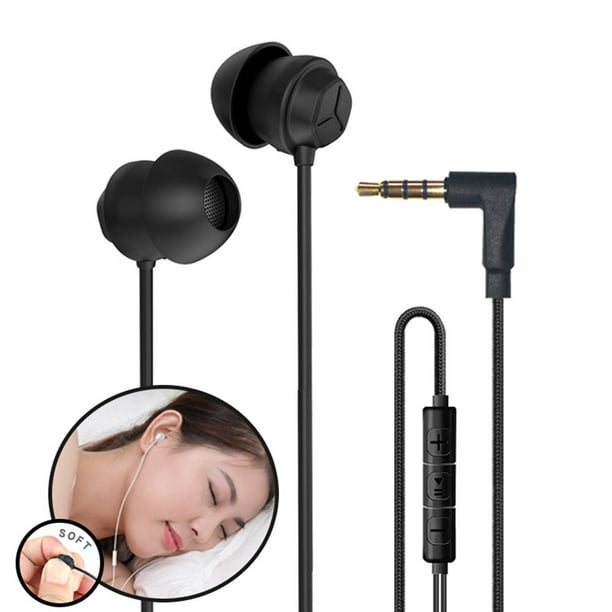 Écouteurs intra-auriculaires anti-bruit, écouteurs en silicone ultra doux,  casque de sommeil, écouteurs filaires à