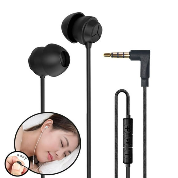 X110 sommeil écouteurs anti-bruit écouteurs intra-auriculaires silicone ultra-doux écouteurs 3.5mm filaire casque pour iPhone Android téléphones intelligents