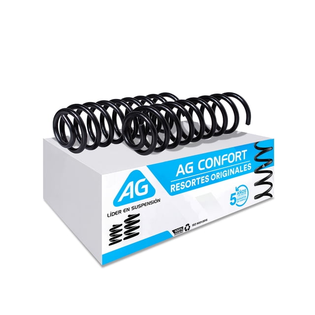 Resortes AG para Auto Traseros para Volkswagen Derby 1995 a 1999 2 Piezas Nuevos