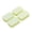 Green, variant on AOOOWER 4 Pieces Kitchen Storage preferences Having Customizable Partitions For Snacks And Fruits