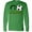 Kelly Green, variant on Inktastic Go, Brazil- Soccer, Football Long Sleeve T-Shirt