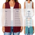 thumbnail image 3 of IUYRTFE Women's Lightweight Knit Open Front Vest Sleeveless Summer Casual Cardigan with Pockets, 3 of 8