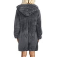 thumbnail image 4 of Combinaison à Capuche pour Femmes à Manches Longues, Chaude pour l'Hiver, Pyjama Décontracté et Confortable, 4 of 7