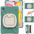 thumbnail image 3 of Funda colorida para Samsung Tab S6 Lite de 10,4 pulgadas con correa para el hombro, soporte de anillo ajustable grande y protección contra golpes., 3 of 5