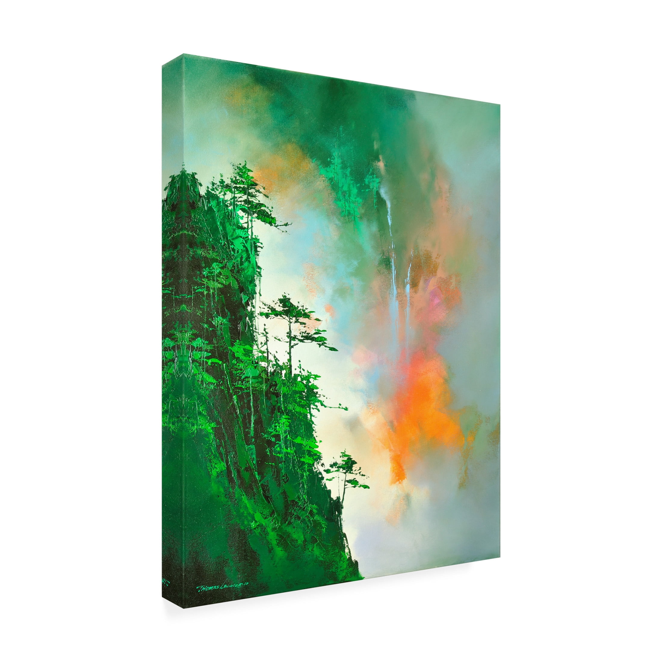 Canvas Wall Art - Thomas Leung 'Wonderland' Wall Art for Living Room, Bedroom, or Office Décor by Trademark Fine Art - 14 x 19 Inches