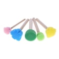 thumbnail image 1 of 5 unids/set cepillo de esponja mango de madera pincel de pintura artística DIY para niños juguetes de pintura, 1 of 5