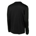 thumbnail image 6 of Yellow Rooster Men's Tall Long Sleeve PosiCharge Competitor Tee Black 3XLT, 6 of 6