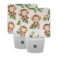 thumbnail image 7 of Happy Monkeys Flowers Leaves LED Night Light with Smart Sensor Plug Into Wall Dusk to Dawn 2 packs, 7 of 7
