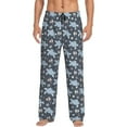 thumbnail image 2 of Lsque Turtle Print Men's Pajama Pants, Lounge Pant - Comfortable Home Wear,Elastic Waistband, Stylish Design-Medium, 2 of 9