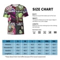 thumbnail image 4 of Invader Zim T-Shirt for Men Novelty 3D Pritneted Casual Short Sleeve Tees Shirt Summer Street T Shirt Top, 4 of 7