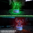 thumbnail image 4 of Disney Stitch LED Table Light with Remote Control Color Changing Desk Lamp, 4 of 6