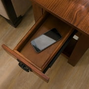 Leick Home Mission Impeccable Solid Wood Storage End Table, Medium Oak