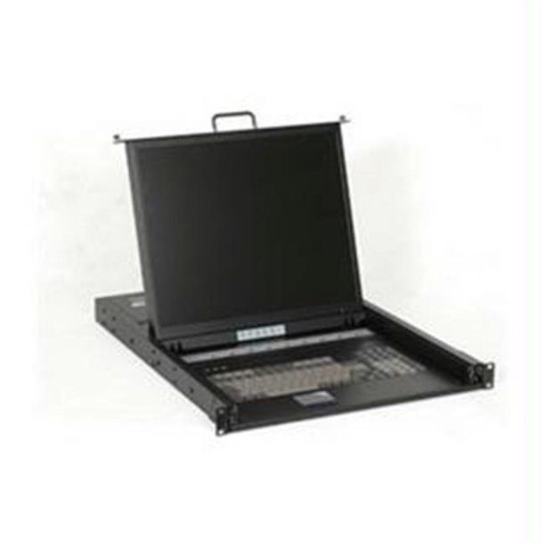 Accessory 1U Rackmount 19inch TFT LCD Keyboard Drawer with 8Port KVM