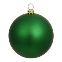 Vickerman 4" Green Matte Ball Ornament, 6 per Bag