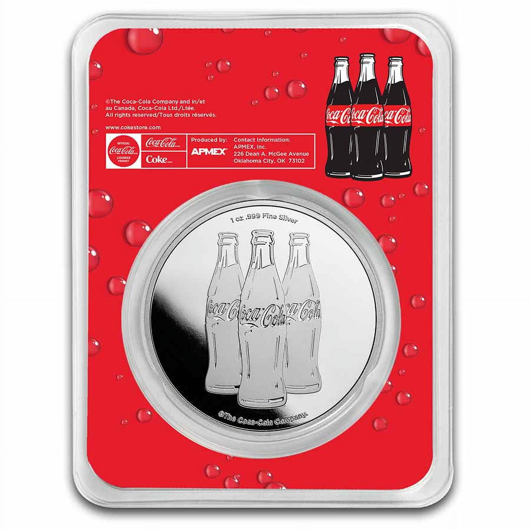 Coca-Cola® 1 Ounce Silver Struck Round in TEP Case - Walmart.com