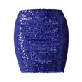 thumbnail image 2 of Women's Sequin Skirt for Stage Show Party Festival Performance Short Skirt Sparkly Outfit, 2 of 2
