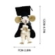 thumbnail image 2 of Adorno para bolso de lana Fiudx forma de ratón caniche profesor doctor, 2 of 2