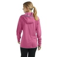 thumbnail image 3 of Hanes Sport Women's Full-Zip Fleece Hoodie Fresh Berry Heather 2XL, 3 of 6