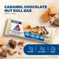 thumbnail image 5 of Atkins Snack, Protein Snack Bar, Caramel Chocolate Nut Roll Bars, 7g of Protein, 5 Count, 5 of 11