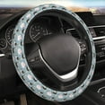 thumbnail image 6 of KLL Car Steering Wheel Cover, Universal 15 inch, Soft Elastic and Comfortable,Car Accessories Decorations-Swan Princess On Lake, 6 of 7