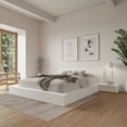 thumbnail image 3 of Nexera Kanso Nightstands Set of 2, White Woodgrain, 3 of 6