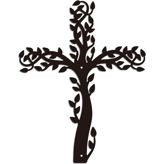 1pc Metal Tree Wall Art Decor Tree of Life Rustic Silhouette Sculpture Wall Art Black Metal Hanging Home Decor for Home Living Room Bedroom Restroom Kitchen Study Room 11x14 Inch Black DIY