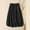 Black, variant on USSUMA Skirts for Women Midi Skirt Solid Color High-Elastic Mid-Calf Skirt Trendy Dress Comfortable Skirts Gym Navy Skirt for Women XL