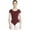 Burgundy, variant on Capezio Short Sleeve Leotard