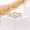 14K Rose Gold Vermeil, variant on Pear Diamond Enhancer Wedding Band IN 14K Yellow Gold Vermeil- Unique Art Deco Matching Ring Jacket