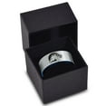 thumbnail image 3 of Tungsten Horse Horses Equestrian Equine Equidae Band Ring 8mm Men Women Comfort Fit Blue Flat Cut Brushed Gray Polished, 3 of 4