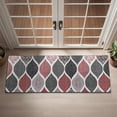 thumbnail image 2 of Red and Black Ethnic Geometric Pattern Door Rugs,Washable Non Slip Door Mats Indoor,Decorative Door Mats,Entry Mat Indoor for Entrance,Bedroom,Kitchen,Bathroom,16"x47", 2 of 6