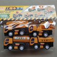 thumbnail image 3 of 4Pcs Truck Toy Simulation Hand-eye coordination Plastic Pull Back Truck Car Gift for Children, 3 of 8
