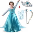 thumbnail image 2 of NNJXD Frozen Princess Elsa Anna Cosplay Vestido Para Niñas Fiesta De Cumpleaños Disfraz De Halloween 546, 2 of 4