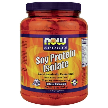 - Soy Protein, Natural Chocolate Now Foods 2 lbs Powder