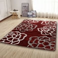 thumbnail image 4 of Newport Collection - Red, Gray Floral Medallion Modern Area Rug, 4 of 5