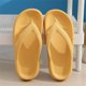 thumbnail image 1 of Chanclas, venta al por mayor, zapatillas de Tanga informales de verano, sandalias de playa para exteriores, zapatos cómodos de plataforma plana EVA, zapatos de mujer para parejas, suela gruesa Tan Jianjun unisex, 1 of 2