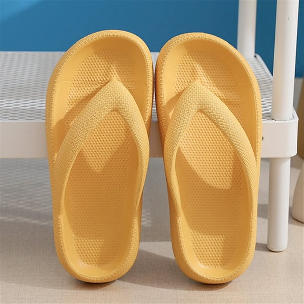 Chanclas, venta al por mayor, zapatillas de Tanga informales de verano, sandalias de playa para exteriores, zapatos cómodos de plataforma plana EVA, zapatos de mujer para parejas, suela gruesa Tan Jianjun unisex