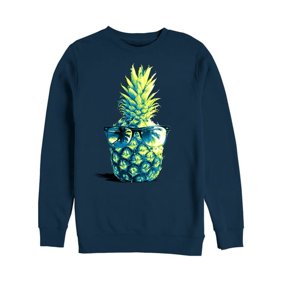 Men's Lost Gods Pineapple Sunglasses  Sweatshirt Navy Blue 3X Large