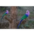 thumbnail image 3 of Colorido Loro Artificial Que Da Vuelta La Piel Del Jardín Decoración Adorable Juguete 50 Cm, 3 of 5