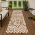 thumbnail image 6 of Addison Rugs Chantille Indoor/Outdoor Transitional Tribal Paprika Machine Washable Runner Rug, 2'3" x 7'6", 6 of 7