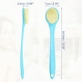 thumbnail image 4 of Unique Bargains Back Scrubber Long Handle Bath Brush Long Handle Brush for Bath Shower 13.58"x2.76"x0.98" Blue, 4 of 7