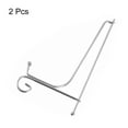 thumbnail image 3 of Unique Bargains 2Pack 10 Inch Plate Stands for Display Iron Folding Easel Plate Holders, Silver, 3 of 5