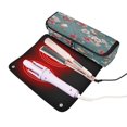 thumbnail image 2 of Hair Tools Travel Bag Heat-Resistant Curling Iron Organizer Bag with Detachable Heatproof Mat Travel Storage Case Birds and Cherry Pattern, 2 of 8