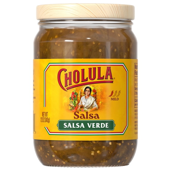 Cholula Gluten Free Salsa Verde - Mild Salsa, 12.0 oz Jar