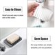 thumbnail image 2 of 3 Pices Porte-savon Auto-videur(blanc, Gris, Cyan), Distributeur De Savon En Silicone, Porte-savon De Vidange En Cascade Pour Salle De Bain, Prol, 2 of 5
