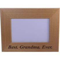 Best Grandma Ever 4x6 Inch Wood Picture Frame - Great Gift for Mothers's Day, Birthday or Christmas Gift for Mom Grandma Wife Grandmother