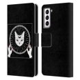 thumbnail image 1 of Head Case Designs Officially Licensed Haroulita Magick - Tarot - Mystical Cat And Moon Leather Book Wallet Case Cover Compatible with Samsung Galaxy S21 5G, 1 of 6
