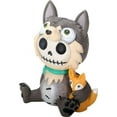 thumbnail image 2 of SUMMIT COLLECTION Furrybones Wolfgang Signature Skeleton in Wolf Costume with Fox Friend, 2 of 3
